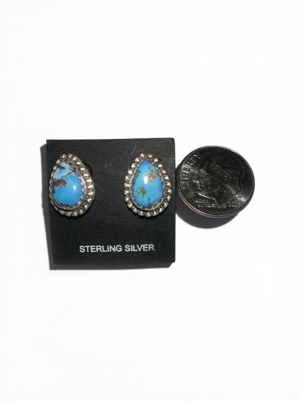 925 Sterling Silver Golden Hill Stud Earrings
